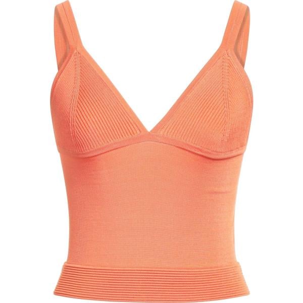 top Sfizio Studio arancione tinta unita