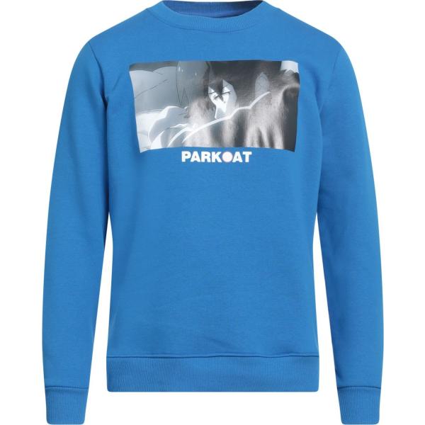 felpe Parkoat blu con stampe