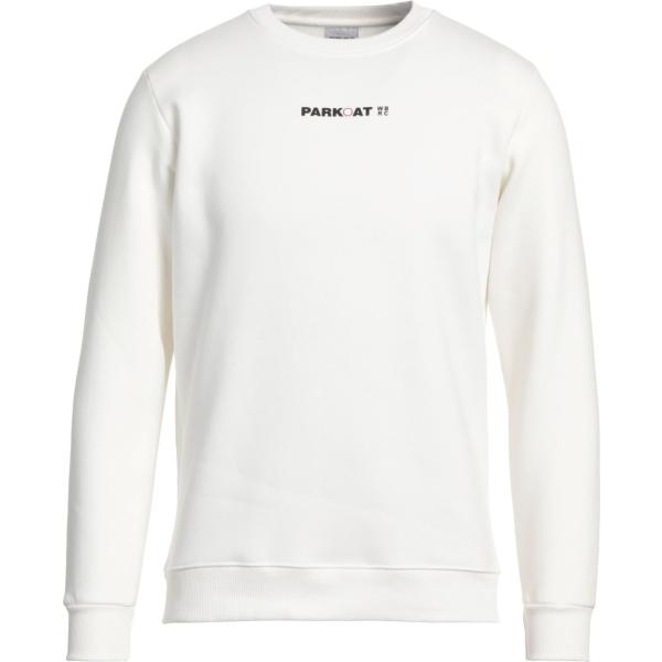 felpe Parkoat bianco con stampe