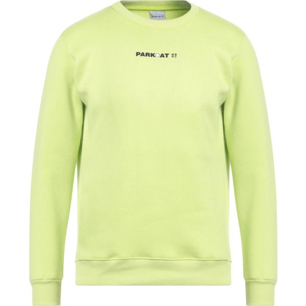 felpe Parkoat verde con stampe