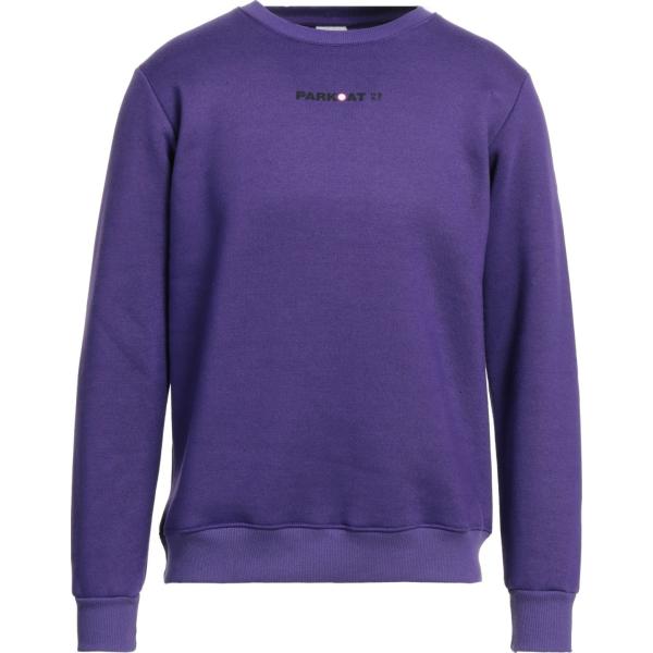 felpe Parkoat viola con stampe
