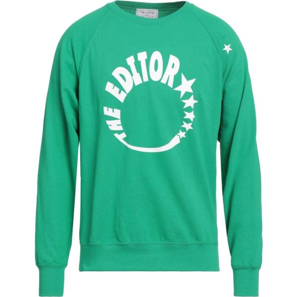 felpe The Editor verde con stampe