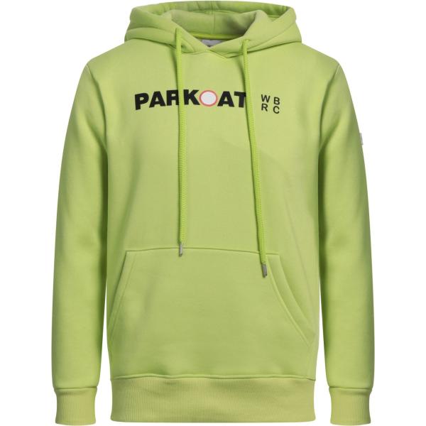 felpe con cappuccio Parkoat verde tinta unita