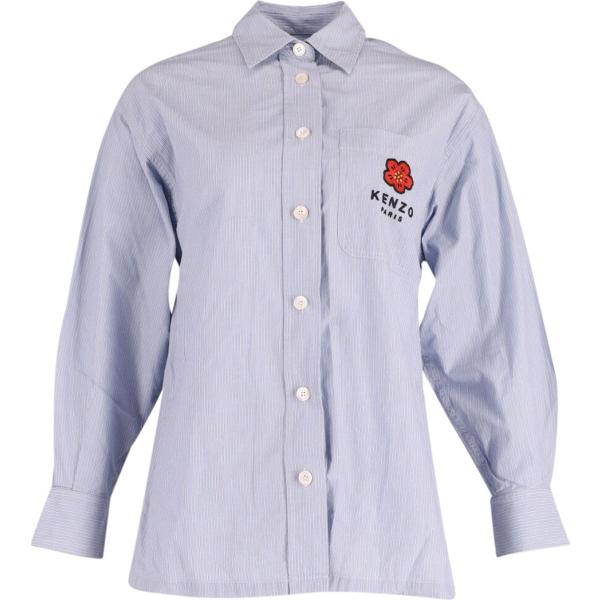 camicie Kenzo viola a righe