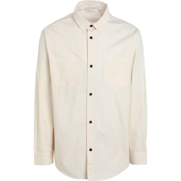 camicie Ninety Percent bianco tinta unita