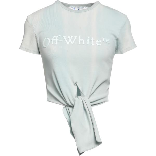 t-shirt Off-White™ grigio tinta unita