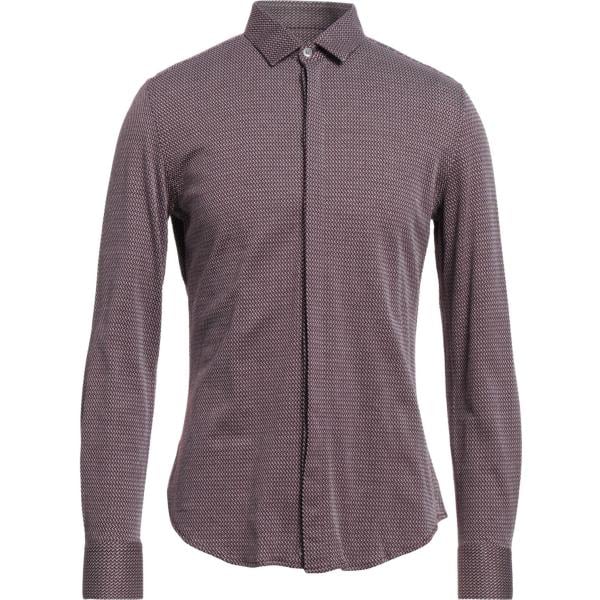 camicie Emporio Armani marrone