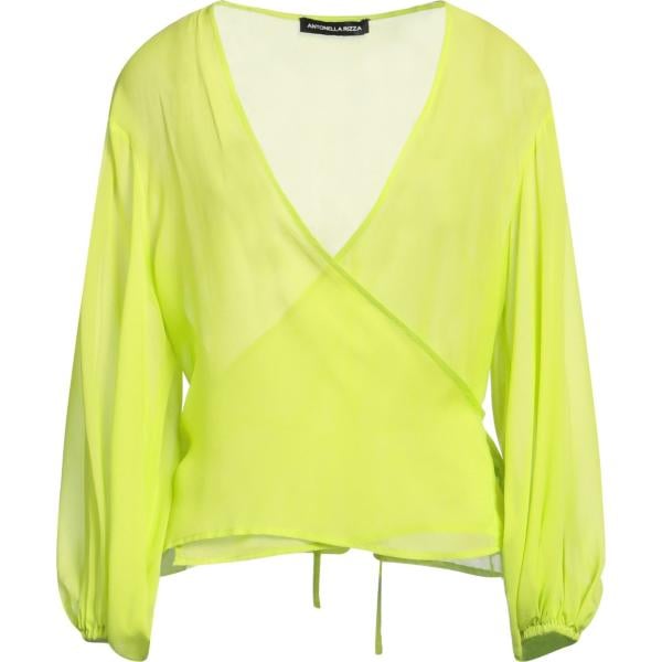 top Antonella Rizza verde tinta unita