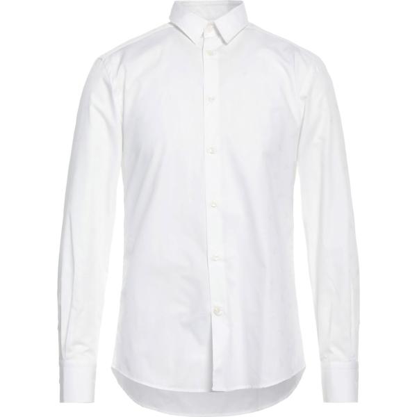 camicie Versace Collection bianco tinta unita