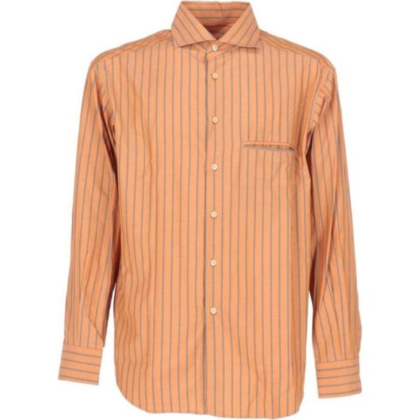 camicie Romeo Gigli marrone a righe