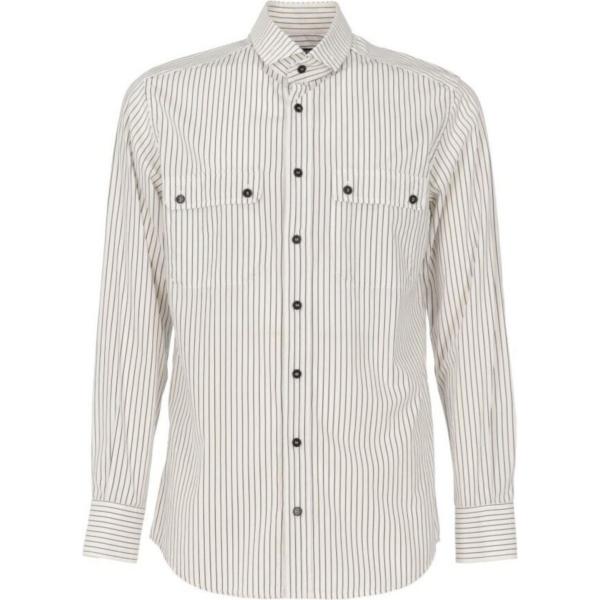 camicie Dolce & Gabbana bianco a righe