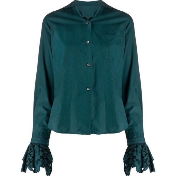 camicie Romeo Gigli verde a fiori