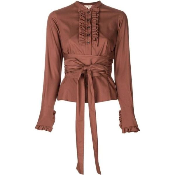 bluse Romeo Gigli marrone