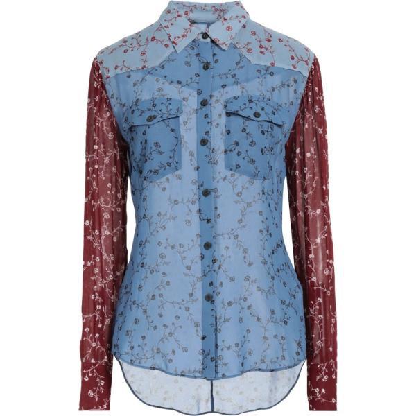 camicie Rag & Bone blu a fiori