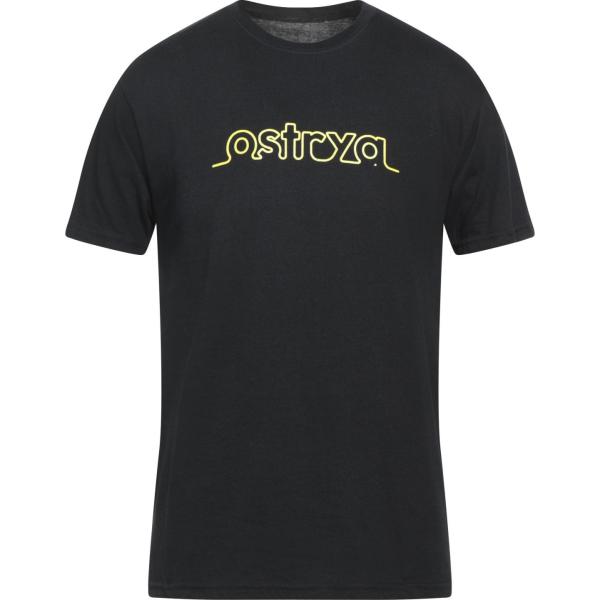 t-shirt Ostrya nero con stampe