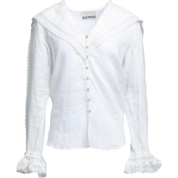 camicie Alémais bianco tinta unita