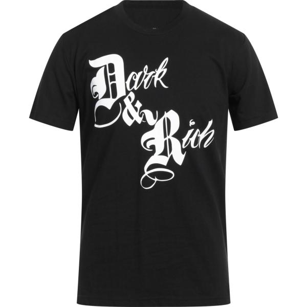 t-shirt John Richmond nero con stampe
