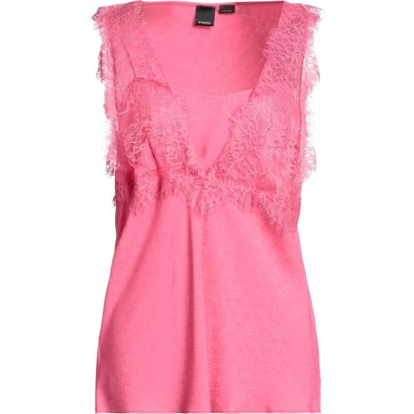 Top da donna in rosa scuro in seta Pinko Pinko