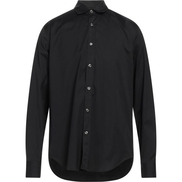camicie John Richmond nero tinta unita