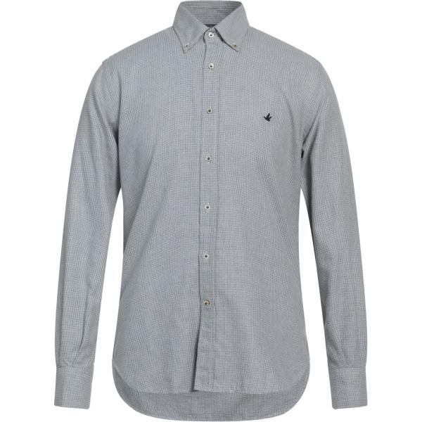 camicie Brooksfield grigio pied de poule