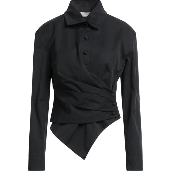 camicie Tory Burch nero tinta unita