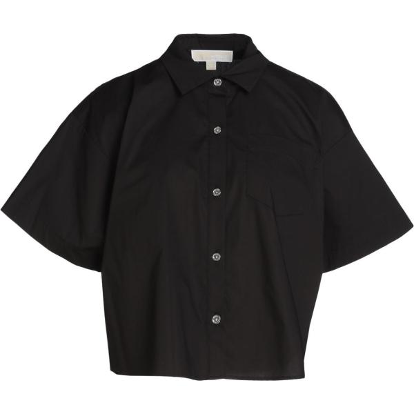 camicie a manica corta Michael Michael Kors nero tinta unita
