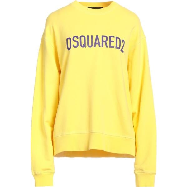 felpe Dsquared2 giallo con stampe