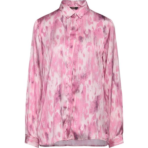 camicie Cavalli Class rosa con stampe