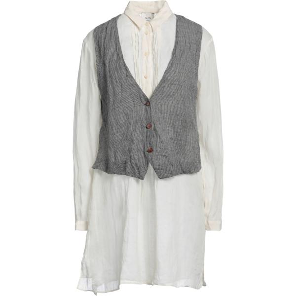 camicie Alysi bianco pied de poule