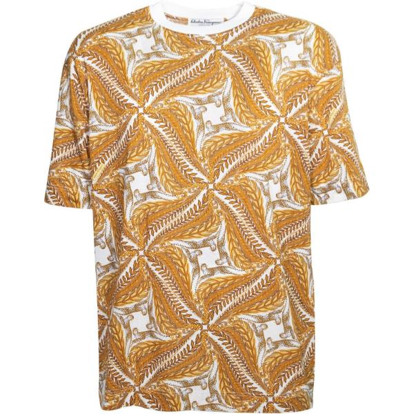 t-shirt Ferragamo marrone