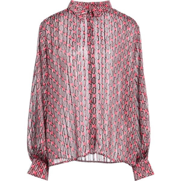 camicie Liu •Jo marrone con stampe