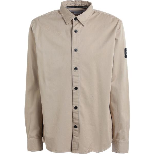 camicie Calvin Klein Jeans marrone tinta unita