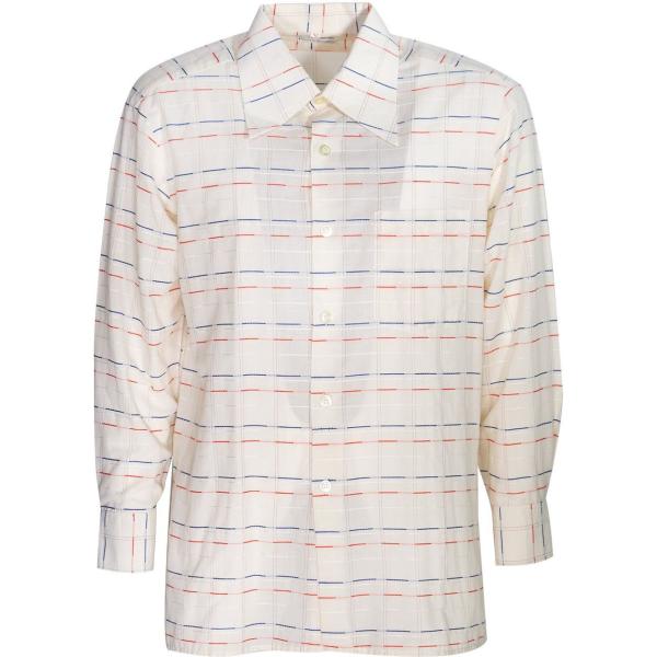 camicie Pierre Cardin bianco a righe