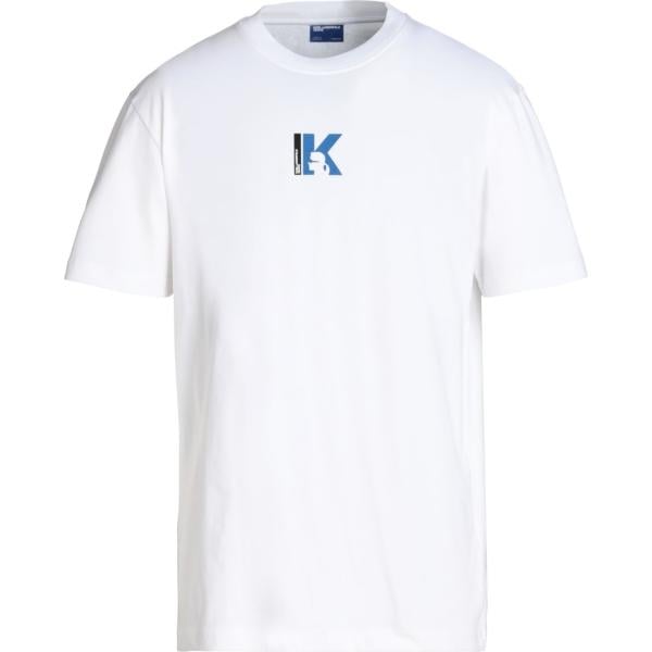 t-shirt Karl Lagerfeld Jeans bianco tinta unita