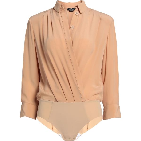 camicie Elisabetta Franchi arancione tinta unita