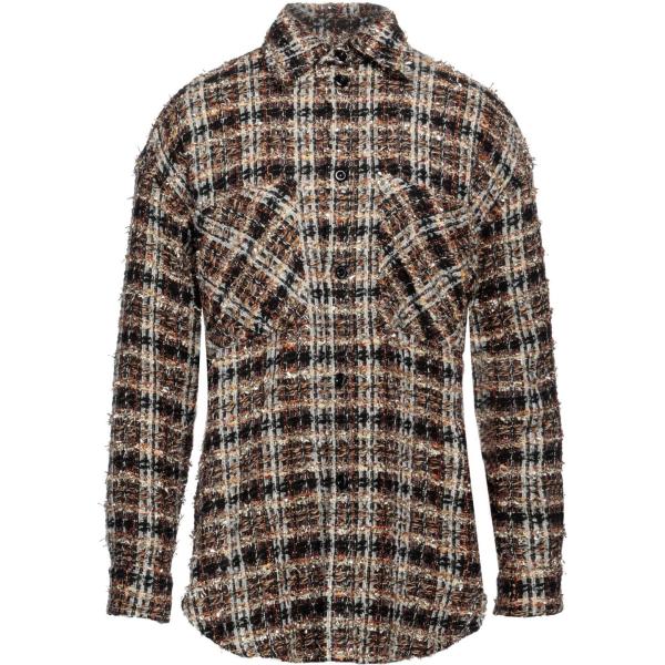 camicie Faith Connexion marrone scozzese