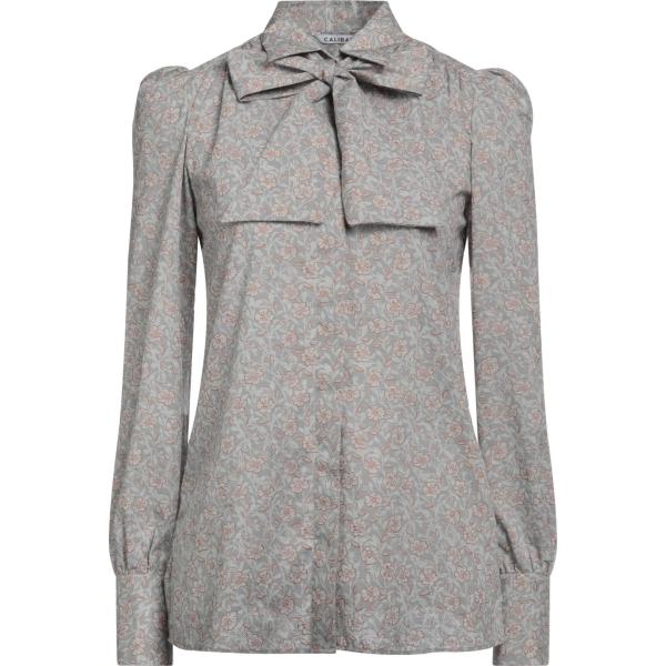 camicie Caliban grigio a fiori