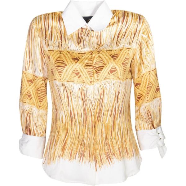 camicie Just Cavalli bianco con stampe