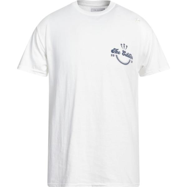 t-shirt The Editor bianco con stampe