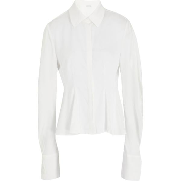 camicie 8 by YOOX bianco tinta unita