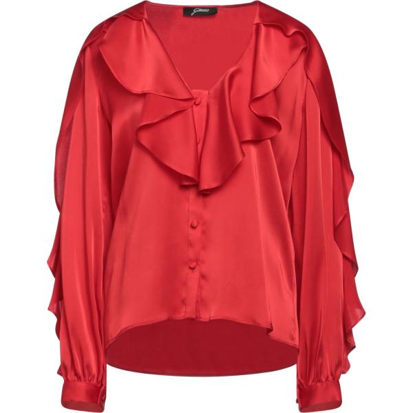 camicie Gattinoni rosso tinta unita