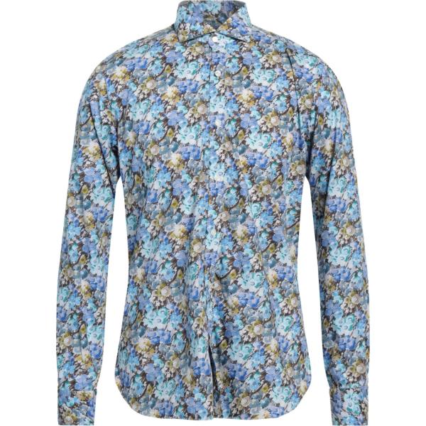 camicie DANDYLIFE by BARBA blu a fiori