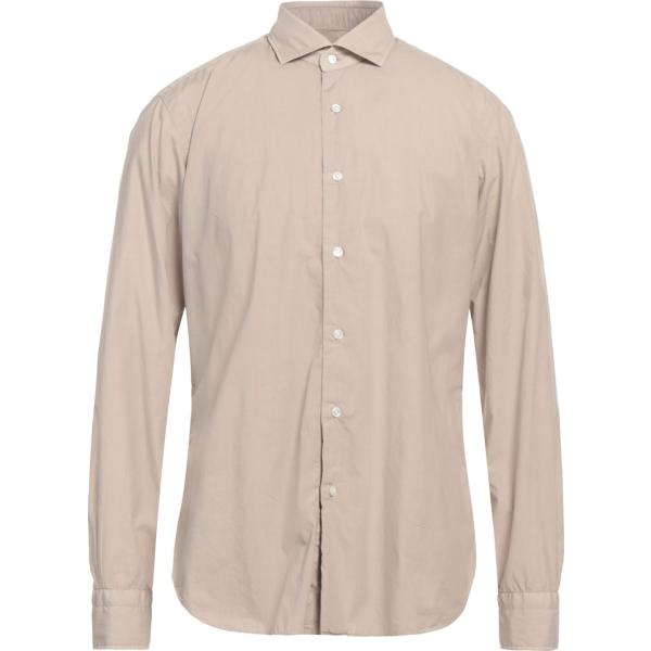 camicie DANDYLIFE by BARBA marrone tinta unita