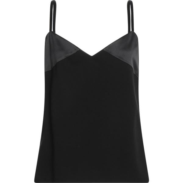 top Max Mara nero tinta unita