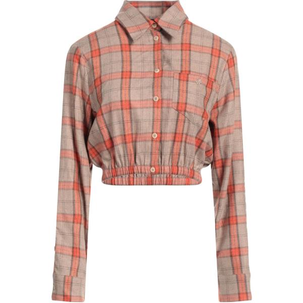 camicie Maje arancione scozzese