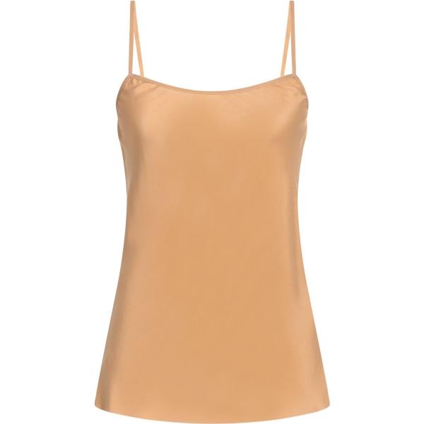 top Jucca marrone tinta unita