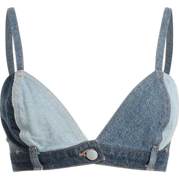 top RED Valentino blu tinta unita