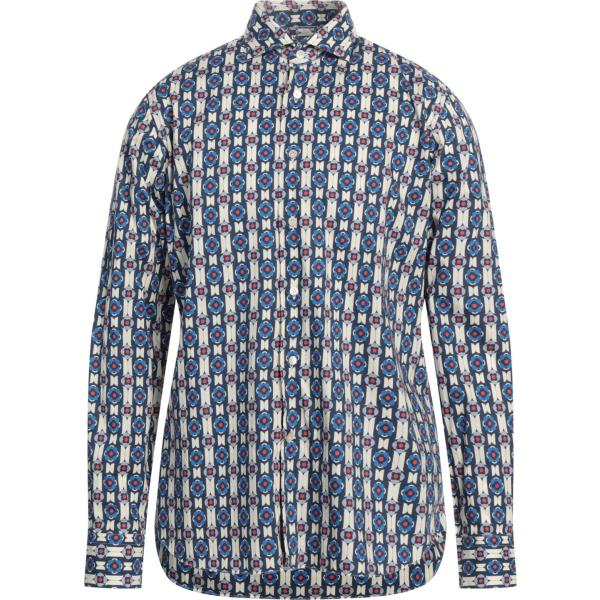 camicie Alessandro Gherardi blu a fiori