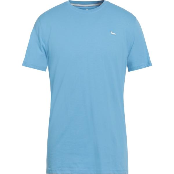 t-shirt Harmont & Blaine blu tinta unita