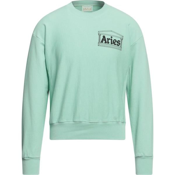 felpe Aries verde con stampe